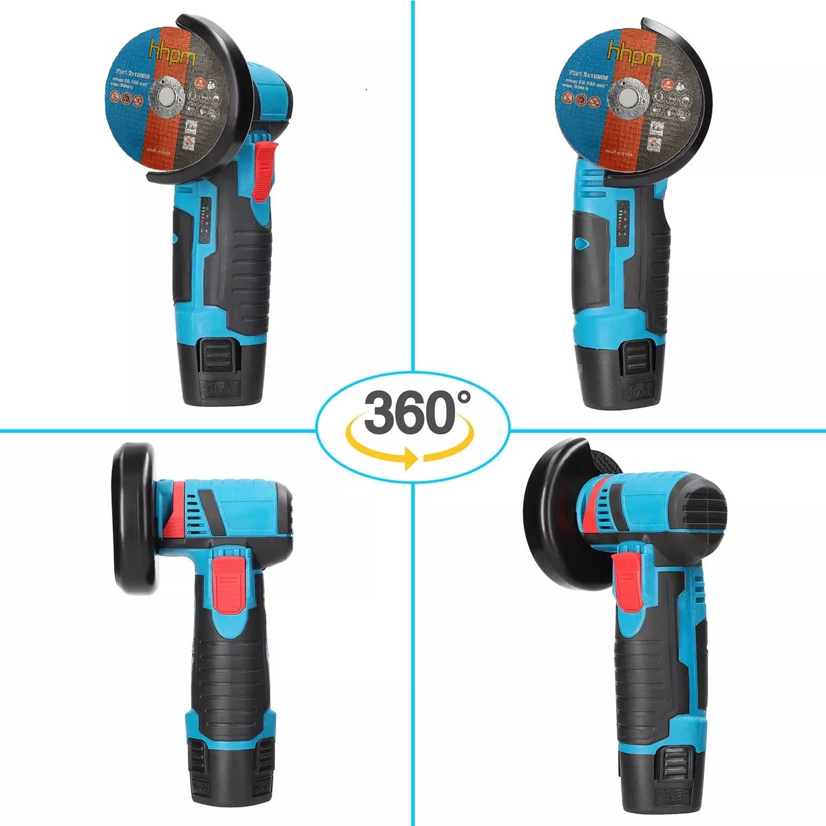 Miniatura 2 de Amoladora Angular Eléctrica 19500 Rpm